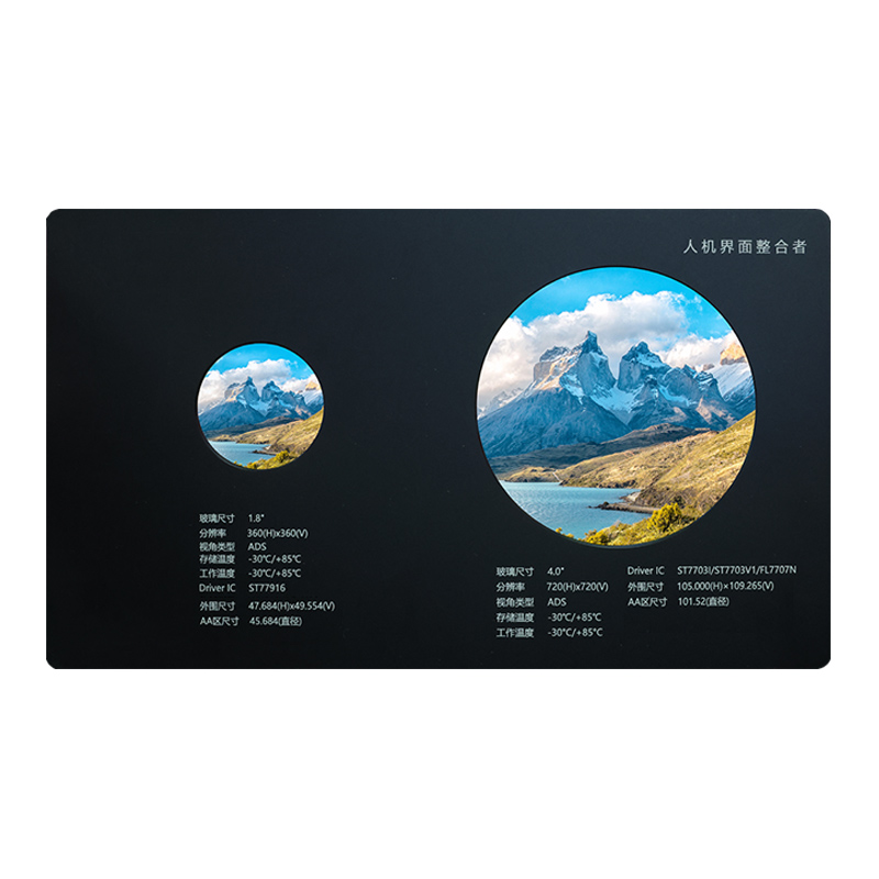 Schermi LCD circolari TFT da 1,8